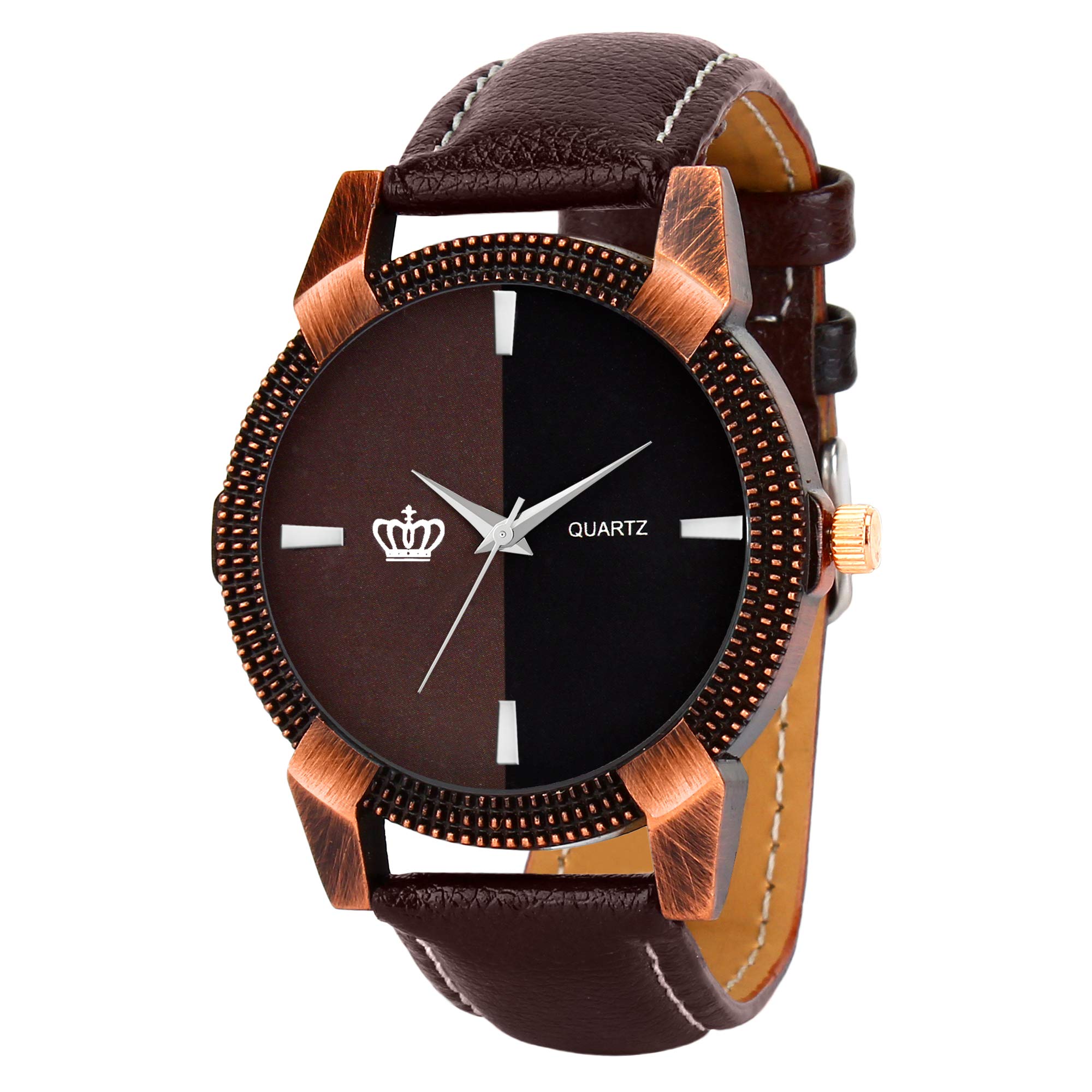 SMAEL Exclusive Quartz Movement Antique Case Brown Dial Mens and Boys Wrist Watch (CSM154) (B07SX94TNX) Amazon Price History, Amazon Price Tracker