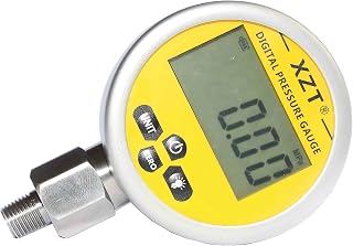XZT 3.15" Vacuum Air Digital Pressure Gauge -15 PSI~ +15PSI-1/4NPT -Base Entry