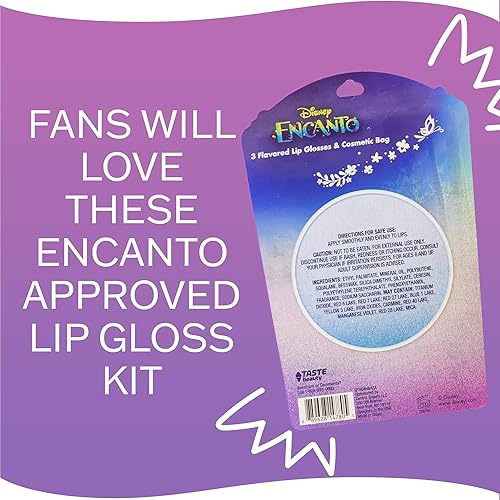 Miniatura 6 de Centric Brands Encanto Diecut - Juego de 3 brillos labiales con bolsa