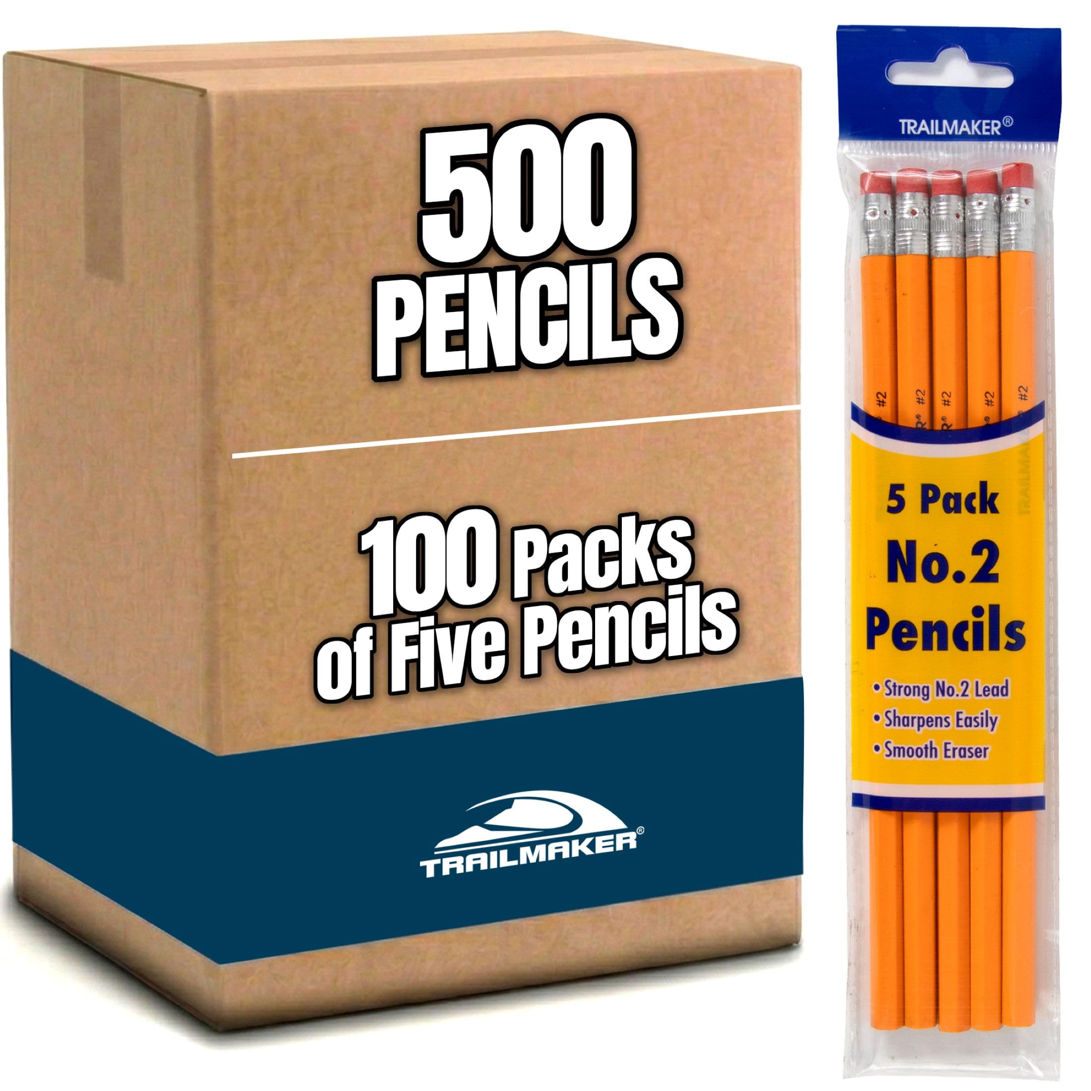 よ*お様 G0308-15★未開封　25 PENCILS FENCILS 500 Amazon.com : Trail maker Wood Cased #2 HB Pencils - 500