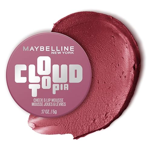 Maybelline Cloudtopia Blush for Cheeks and Lip Mousse, Twilight Berry