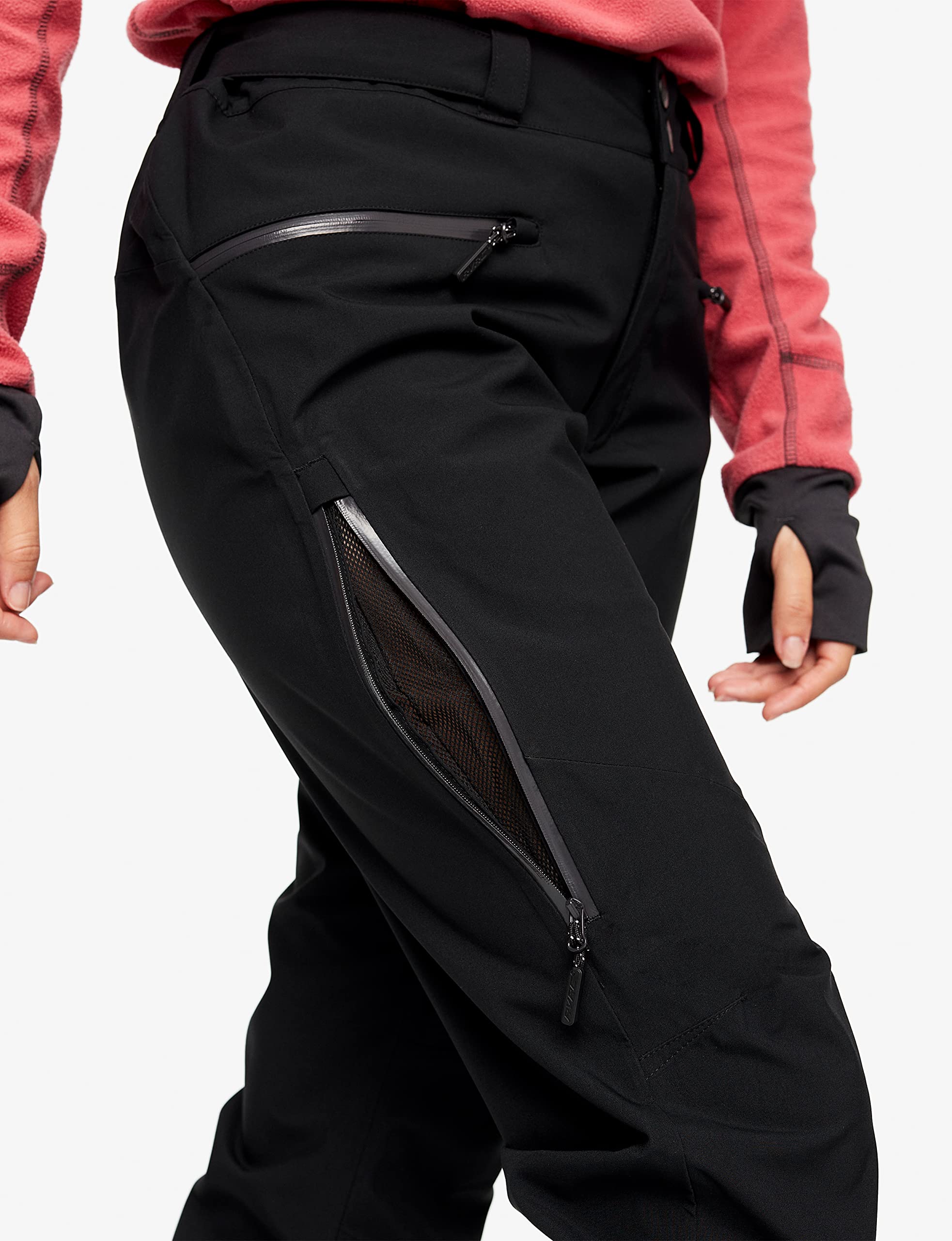 RevolutionRace Silence Proshell Pants da Donna, Pantaloni da Donna, Pantaloni aerata e Impermeabile per Trekking e Altre attività all'Aria Aperta