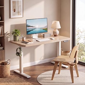 Hmimi 71'' 28'' Large Height Adjustable Electric Standing Desk