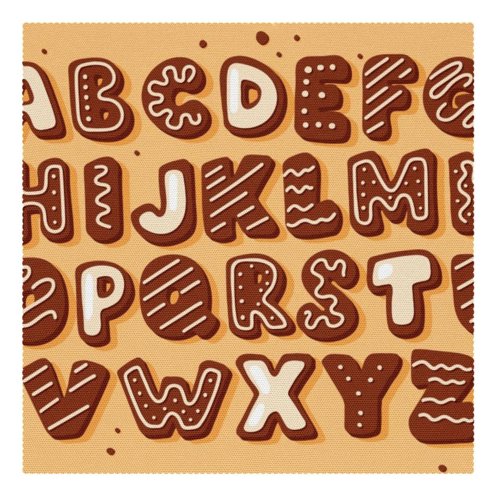 Sets de table biscuits alphabet thermorésistants cuisine et salle à manger