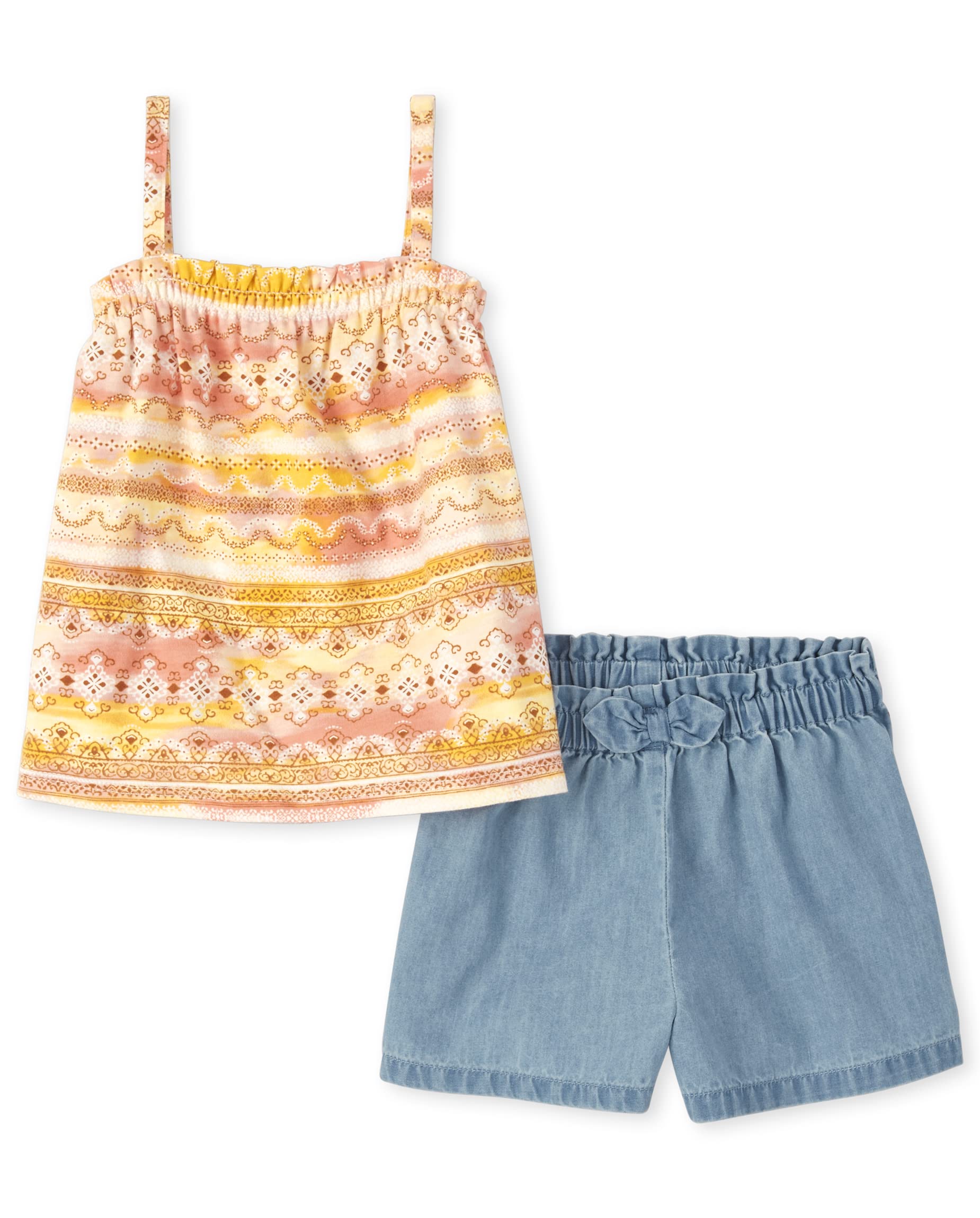 The Children's Place Girls SMOCKED TOP TANK Shirt (pack of 1)