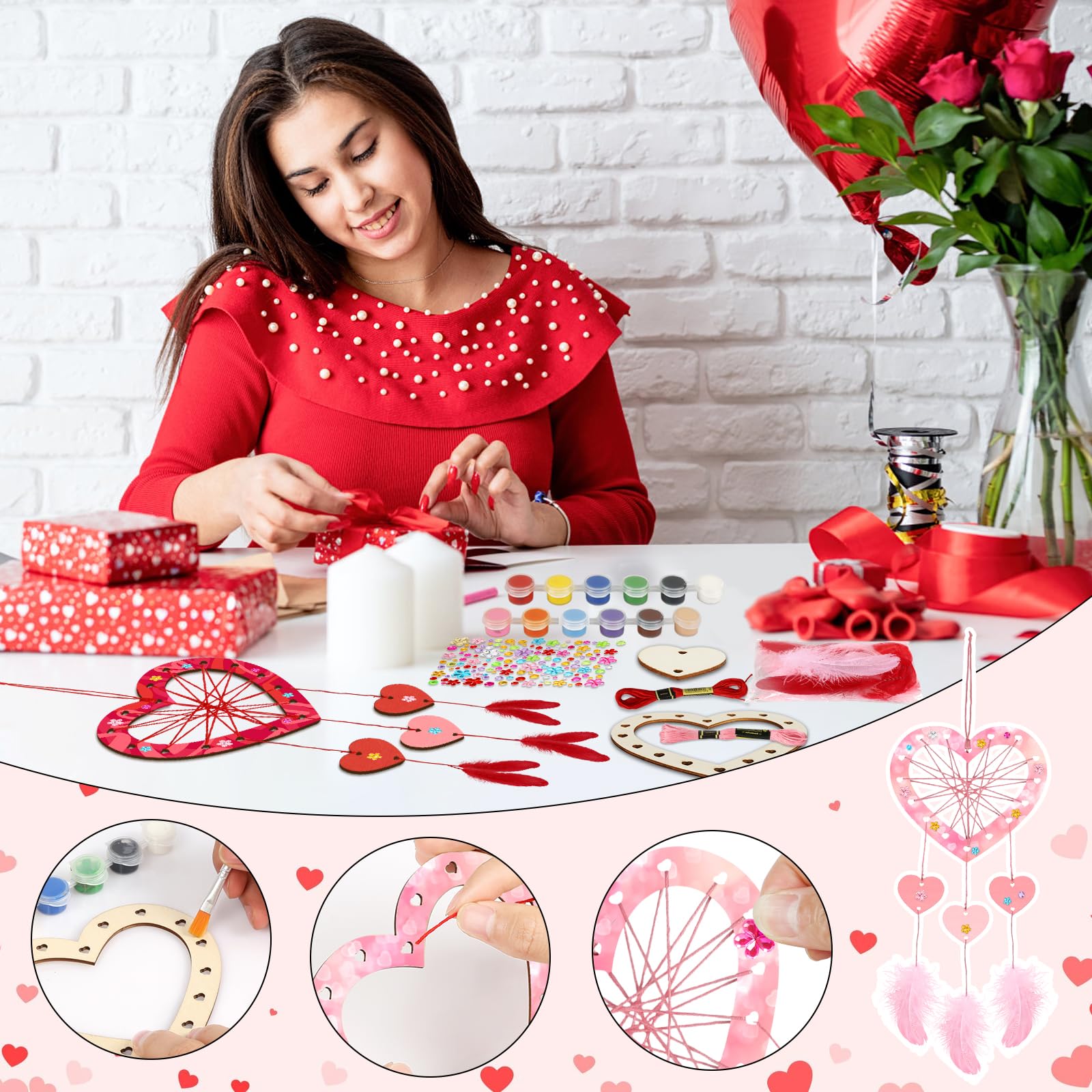 Baker Ross Acchiappasogni da decorare per bambini (confezione da 6
