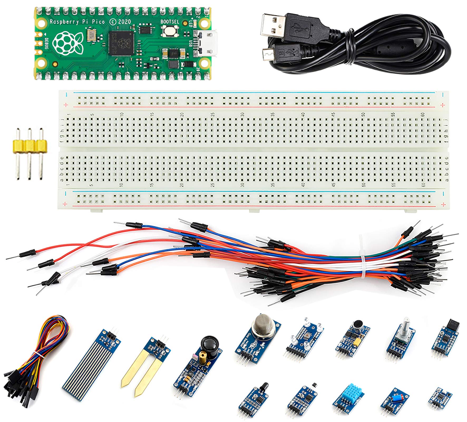 Buy Raspberry Pi Pico Sensor Kit, Based on Raspberry Pi RP2040,Dual