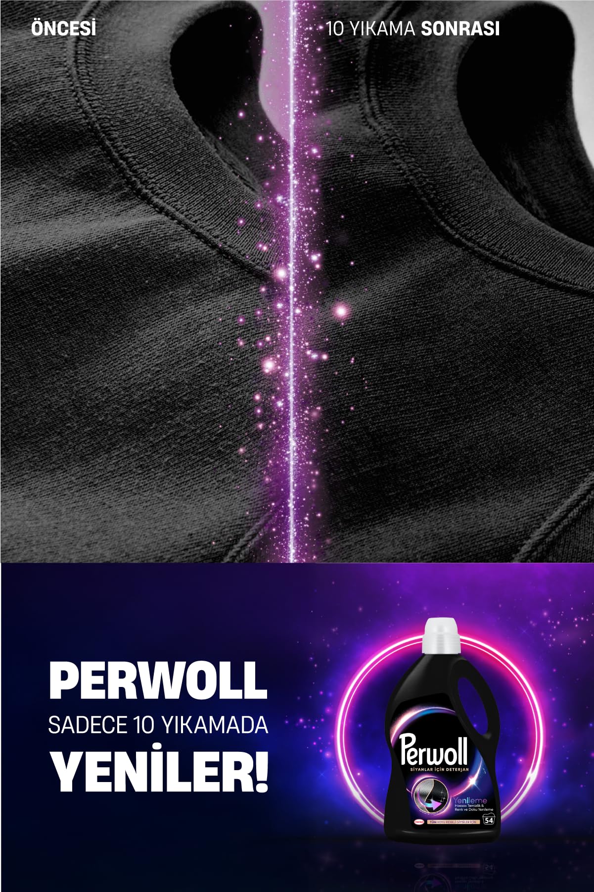 Perwoll Yenileme Siyahlar için Sıvı Deterjan 54 Yıkama 2.97 Lt