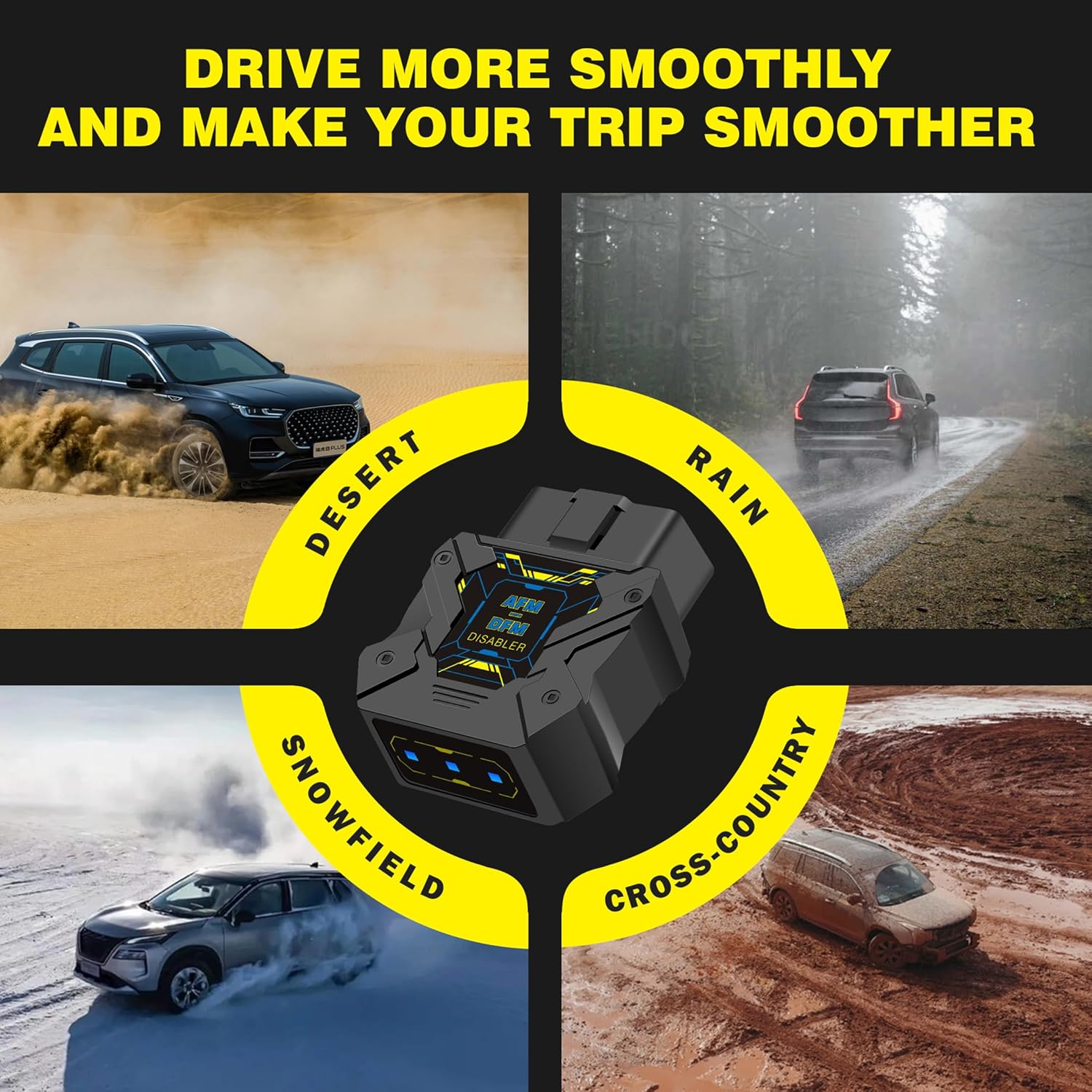 AFM DFM Module Active Fuel Management Device Compatible with GM 5.3L & 6.2L V6/V8 Motors GM02