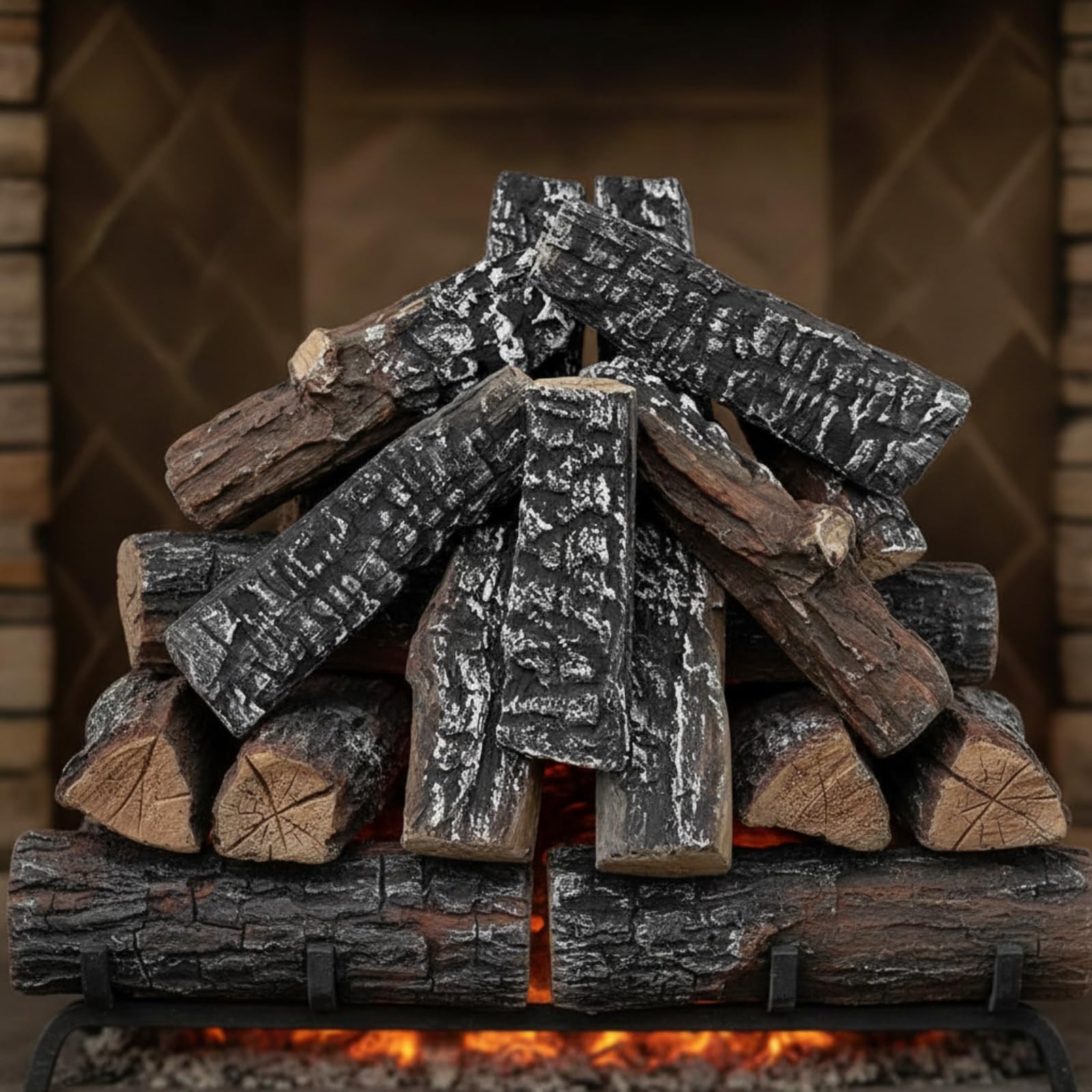 Amazon.com : LemonRoad 15 Pcs Small Faux Logs Decorative Fake Logs