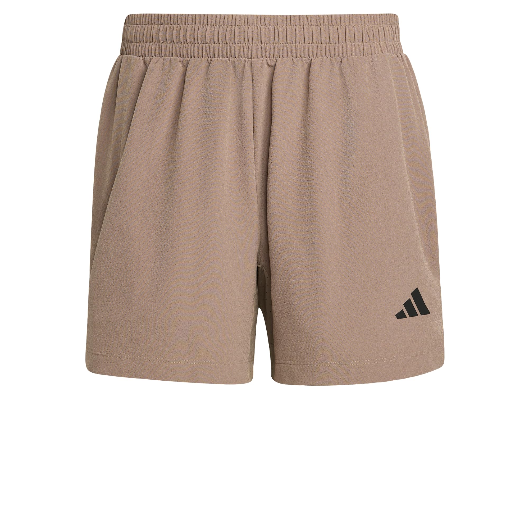 adidas Men's D4T Primelift 3 Stripes Shorts, Khaki Six, XXL 7 inch