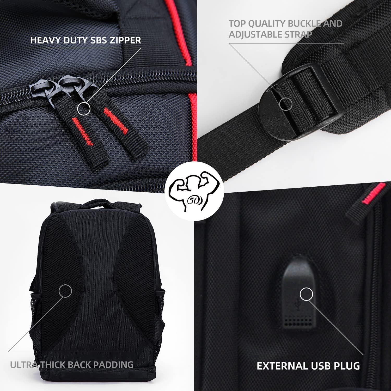 519 Mochila Táctica De Preparación De Comidas, Mochila Térmica Para El Almuerzo Con Compartimento Extraíble, Aislamiento De 16 Horas, Senderismo, Molle, Hidratación Resistente (gris