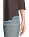 Mod-o-doc 3/4 Sleeve V-Neck Tee with Curved Hem - #4 of 5