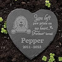 Vista 19 de Piedra conmemorativa de Chihuahua, estatua de Chihuahua, marcador de tumba de Chihuahua, regalos de pérdida de Chihuahua, regalos conmemorativos