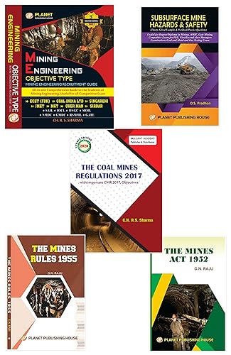 A COMPLETE GUIDE FOR MINING ENGINEERING COMPETITVE EXAMS PACK OF 5 BOOKS OVERMAN MINING GATE MINING AMIE MINING PSU FIRST/SECOND CLASS MANAGERS MINING SIRDAR MINING SINGARENI.ECET MINING CMR 2017 ETC)