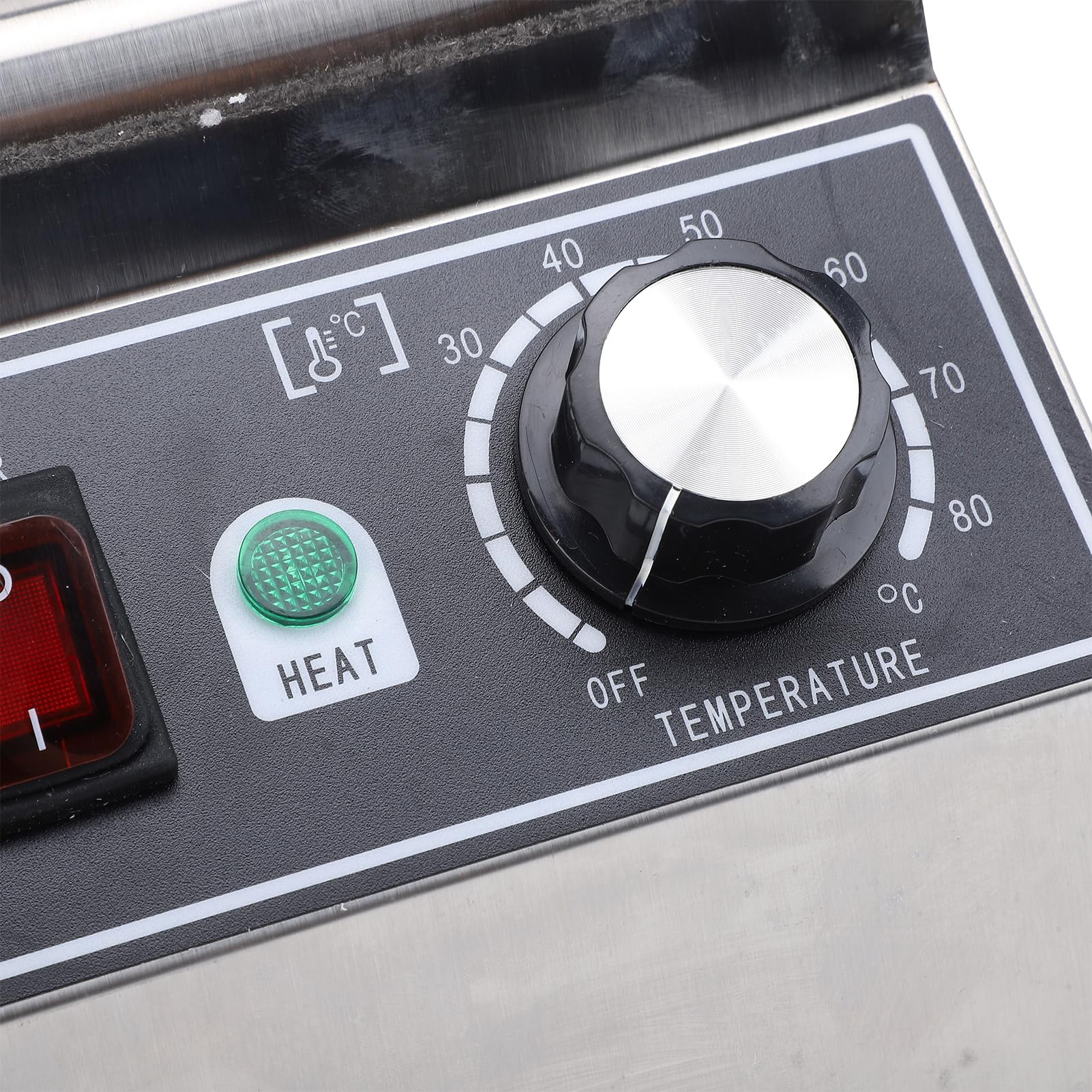 Fdit Calentador Eléctrico de Queso para Nachos, Dispensador de Chocolate Caliente con 2 Botellas, 320W, 30-85℃ Ajustable, para Mermelada, Chocolate y de Queso (Enchufe Europeo 220V)