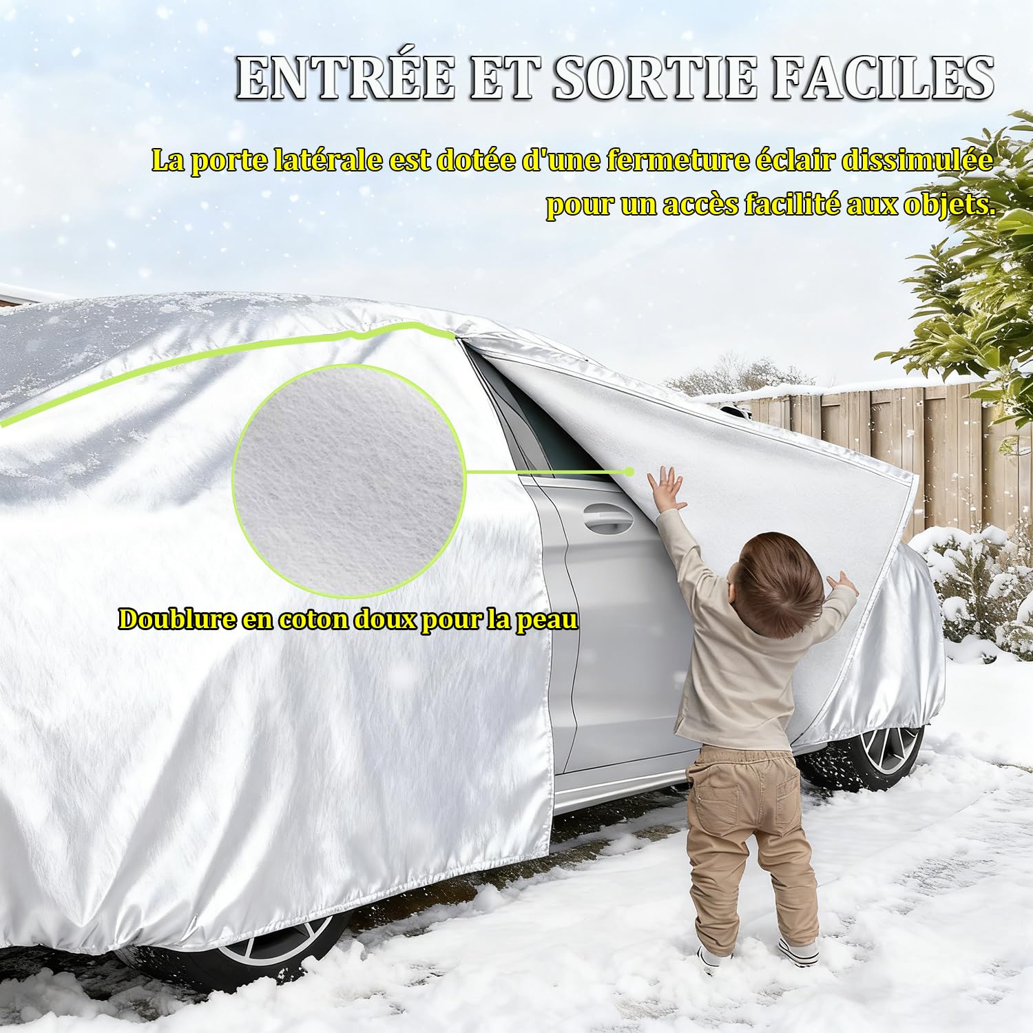 Bache Voiture Exterieur pour BMW M2 (G87) (2023-2026) Housse Voiture Exterieur Imperméable, résistant à la Neige, avec Sangles Coupe-Vent, adapté à Toutes Les Saisons