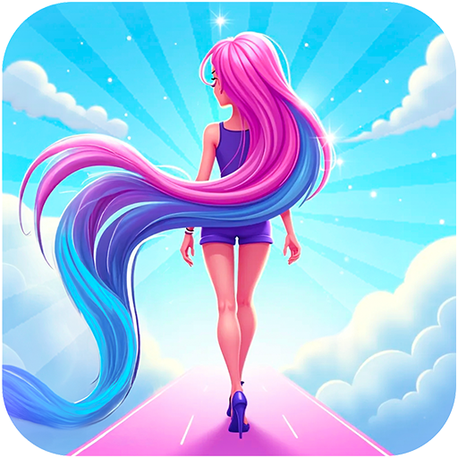 Hair Challenge: Langes Haar Lauf & Haarrennen Spiel!