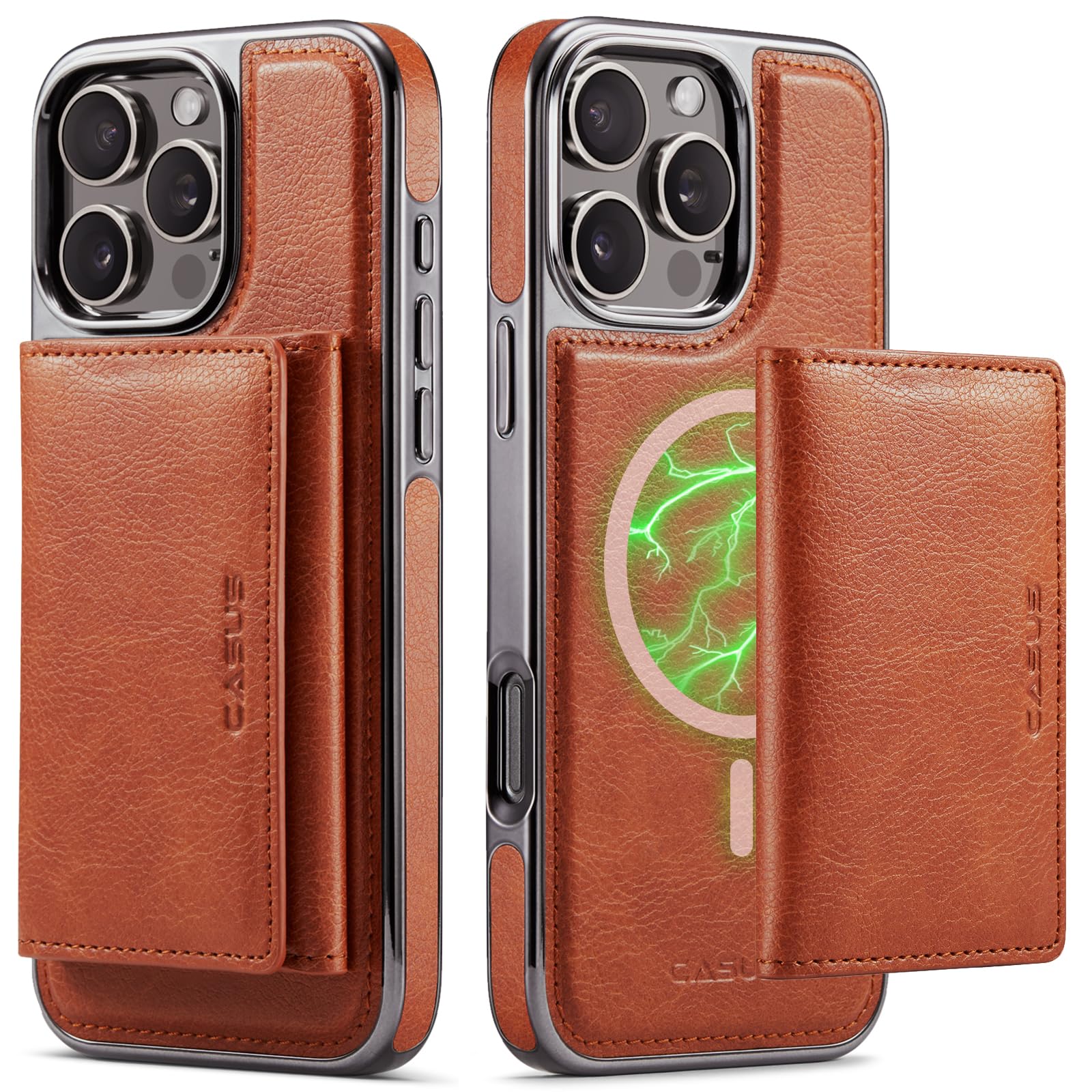 Amazon.com: Casus Wallet Case for iPhone 16 Pro Max Compatible