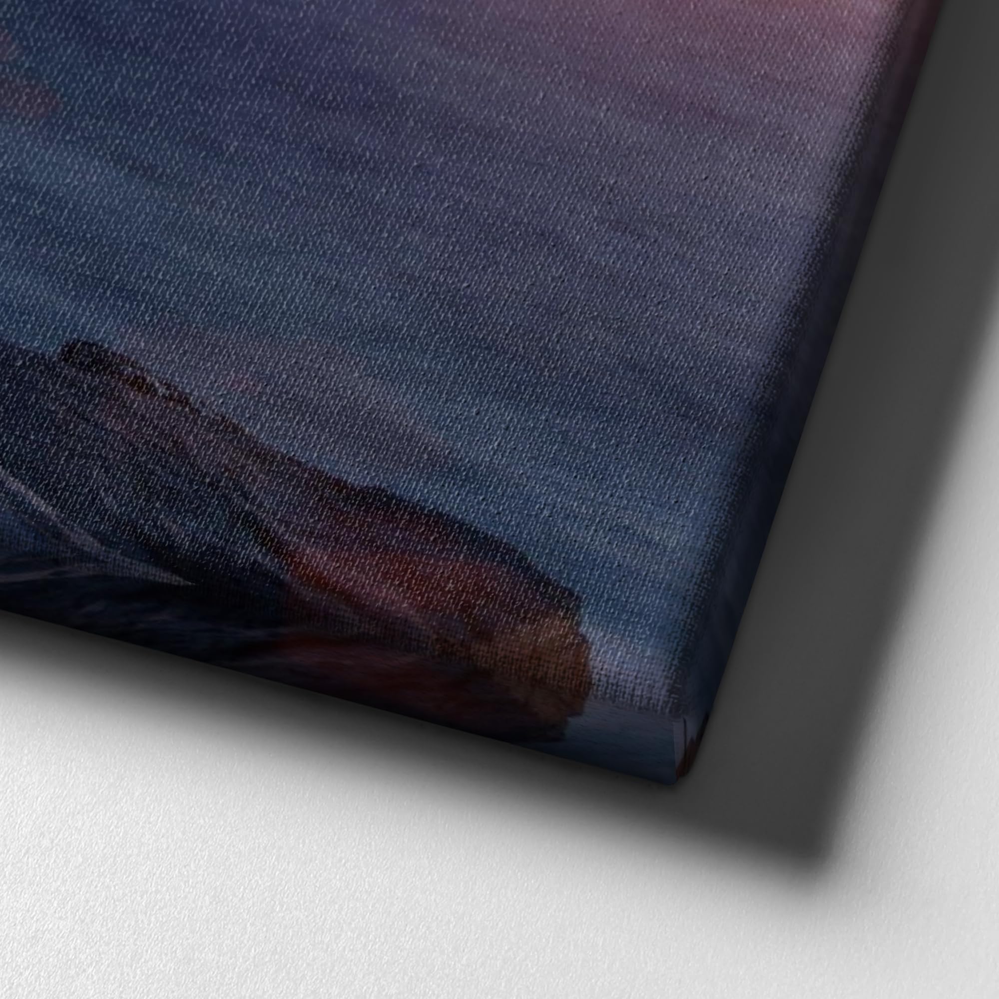 Liebesleinwand Das sind wir Leinwand: Leuchtende Welt | Leinwandbild mit Namen und Datum | Wandbild gestalten | Jahrestag Geschenk für Frau Freundin Mann Freund