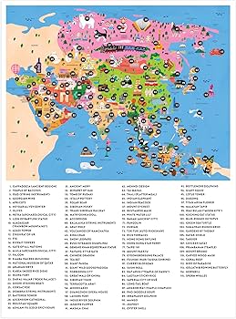 Amazon.com: Mudpuppy Map of Asia – 70 Piece Geography Puzzle with