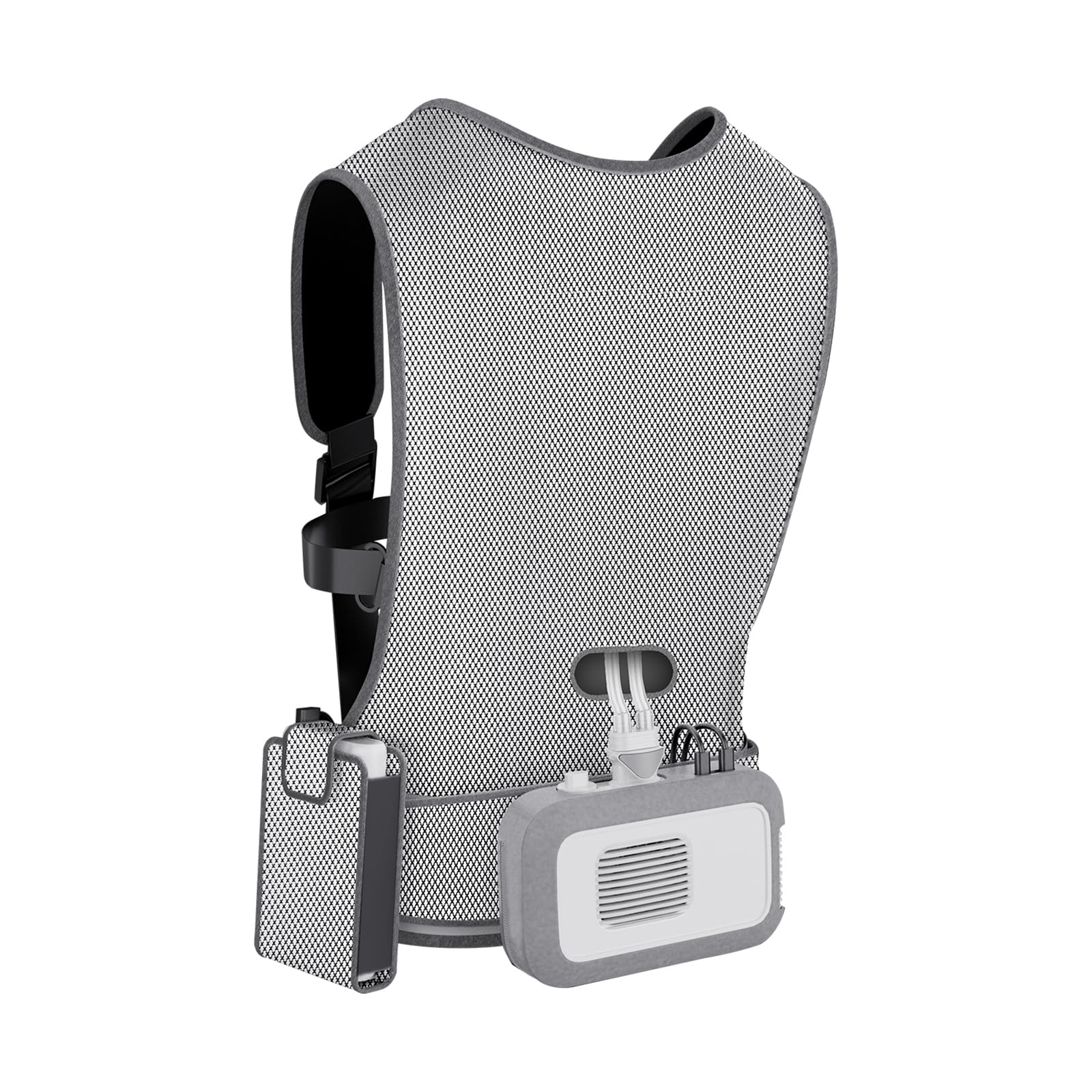 Amazon.co.jp: 空調服 USB電池式ウェアラブルACベスト 氷感2段階