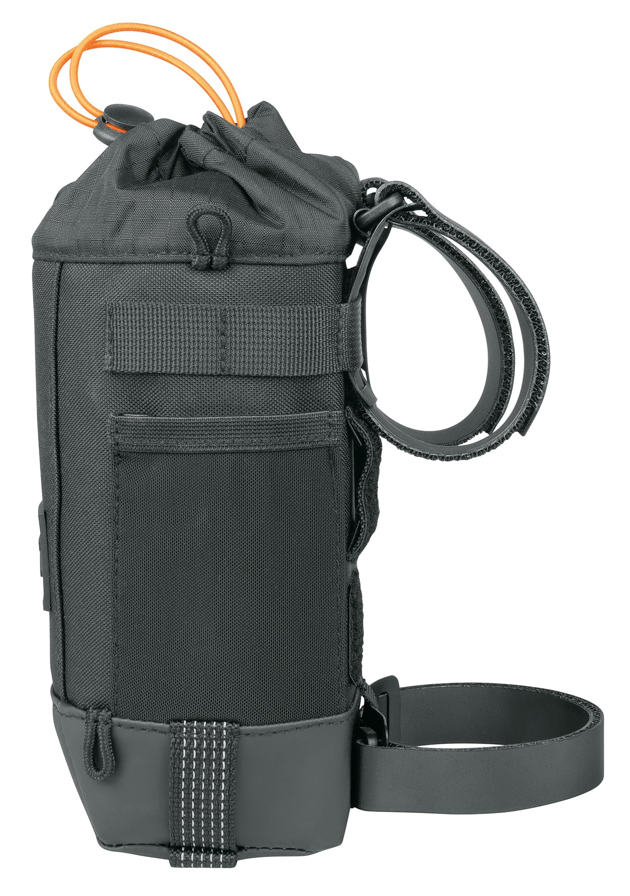 SKS GERMANY URBAN STEM Bag wielofunkcyjna torba rowerowa (wiele możliwości montażu, szybki dostęp, wodoodporna, na kierownicę, siodełko lub górną rurę, odblaskowa), czarna | Wiele możliwości mocowania, szybki dostęp, wodoodporny, do kierownicy, siodełka l