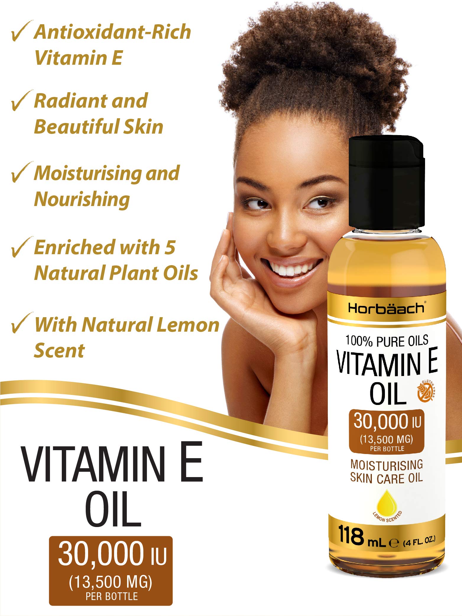 Vitamin E Oil 30 000 IU 4 fl oz Triple Strength Free from