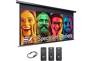 Vividstorm Pro Projector Screen, 125-Inch Diagonal 16:9 Motorized Projection Screen
