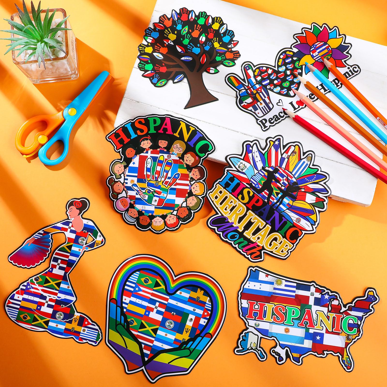 Pasimy 21 Pcs Spanish Language Country Posters Bulk Ghana