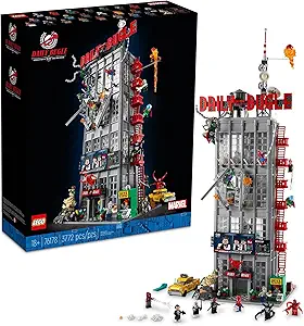LEGO Marvel Spider-Man Daily Bugle Building Sets for Adults - Display as Office or Book Shelf Decor - Gifts for Christmas - 25 Minifigures - 76178