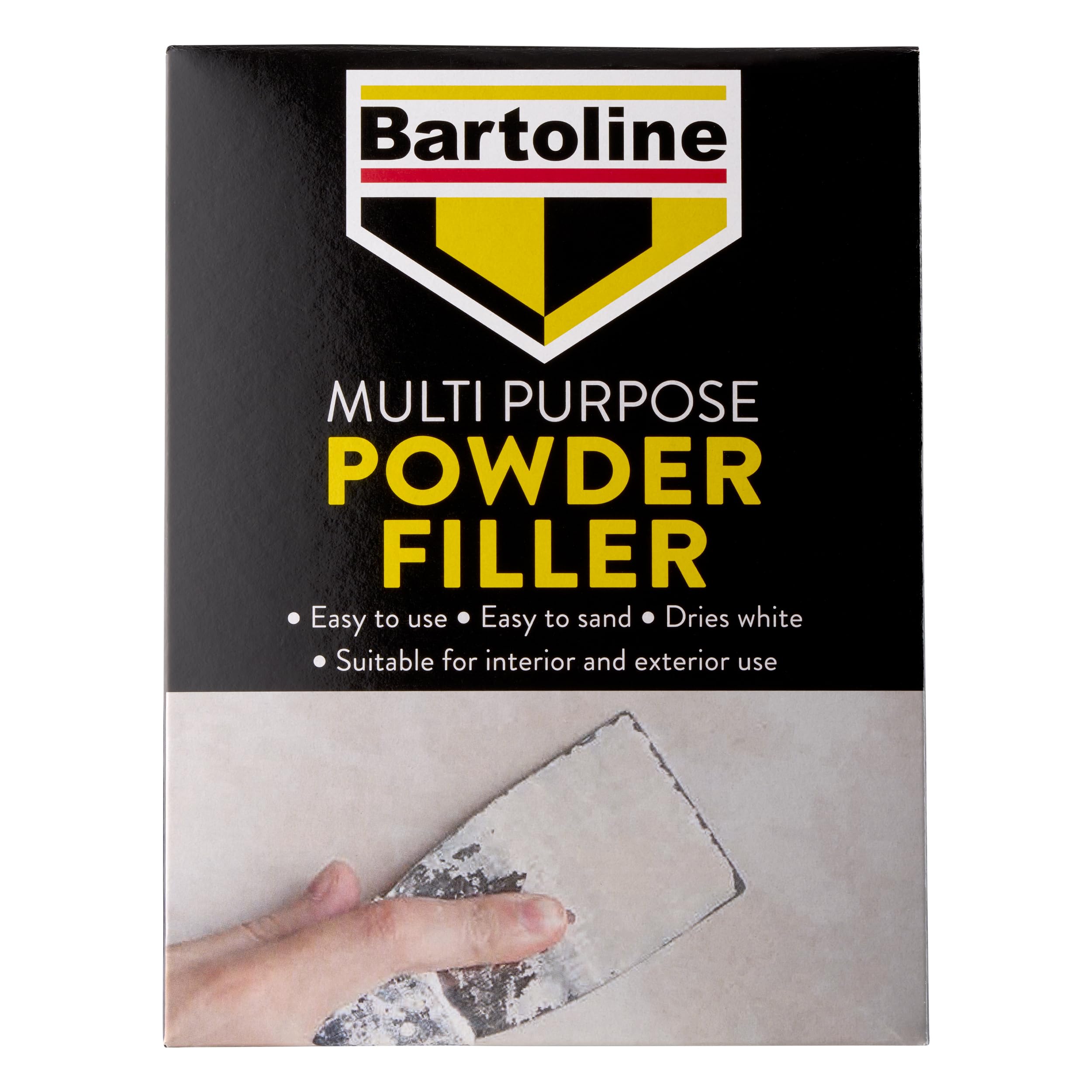 Bartoline Stucco in Polvere Multiuso 1,5 kg – Finitura Resistente e Liscia per Intonaco, Legno, Mattoni e Pietra – Facile da Preparare e Carteggiare