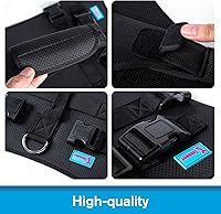 Vista 6 de Arnés de elevación para perros, chaleco de elevación de rehabilitación para perros, soporte y recuperación, correas de elevación ajustables