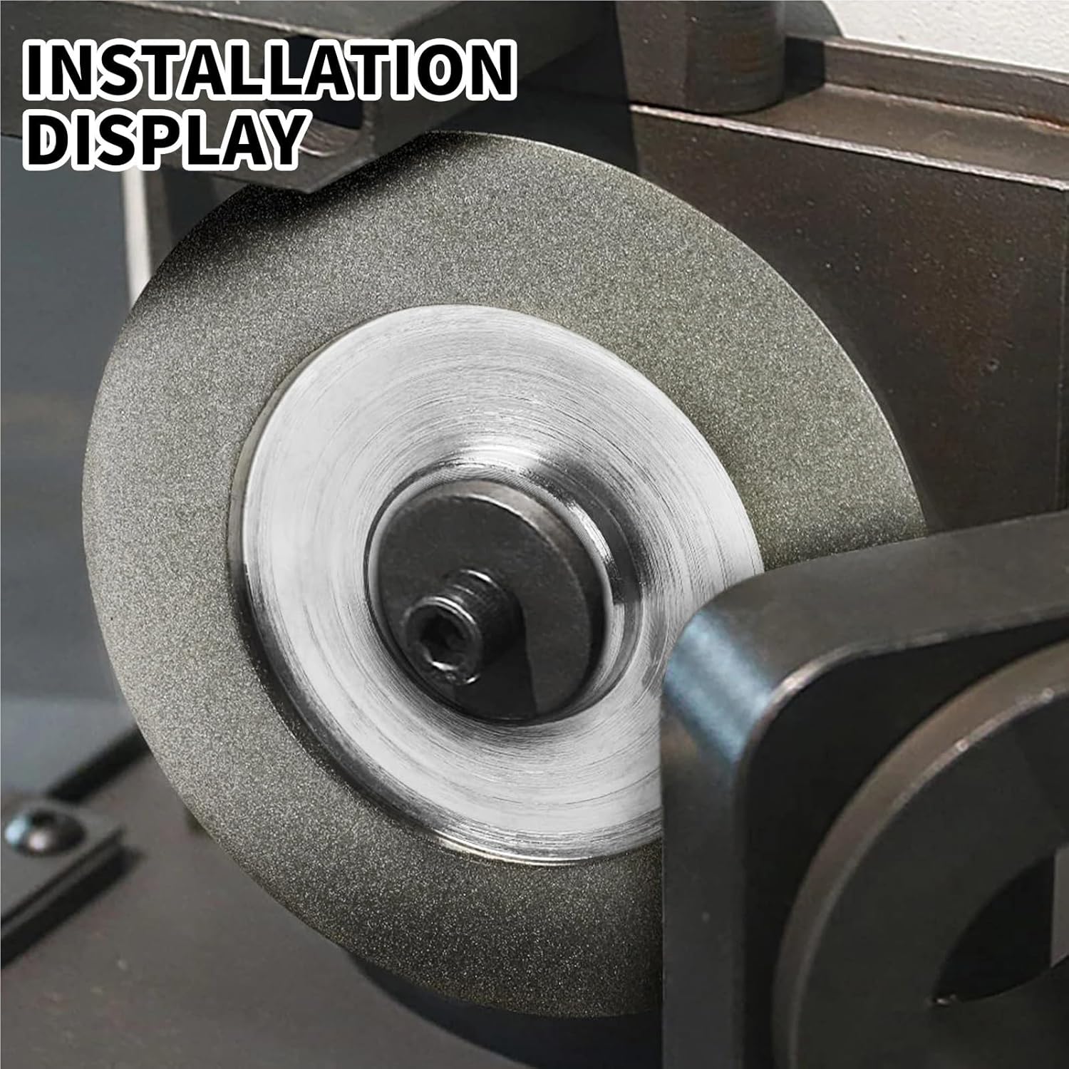 78mm Diamond Grinding Wheel 45 Degree Angle Grinding Disk Metal Milling Cutter Polishing Wheel Abrasive Grit 150# 1Pcs(78X16X10X15mm)