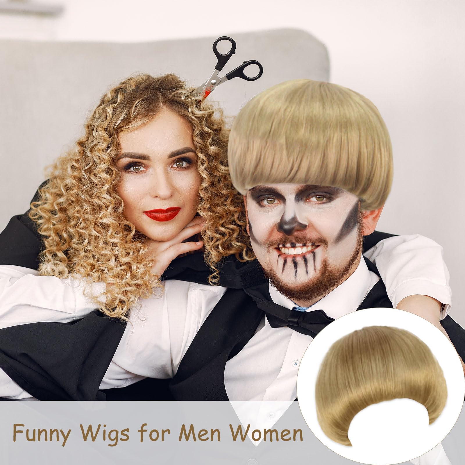 Perruque Courte Postiche / Extension Cheveux Pour Hommes - Fibre Haute Température - Neuf Avec étiquettes