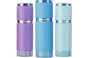Luxpro LPR395 Glo in the Dark LED Impact Flashlight, Teal