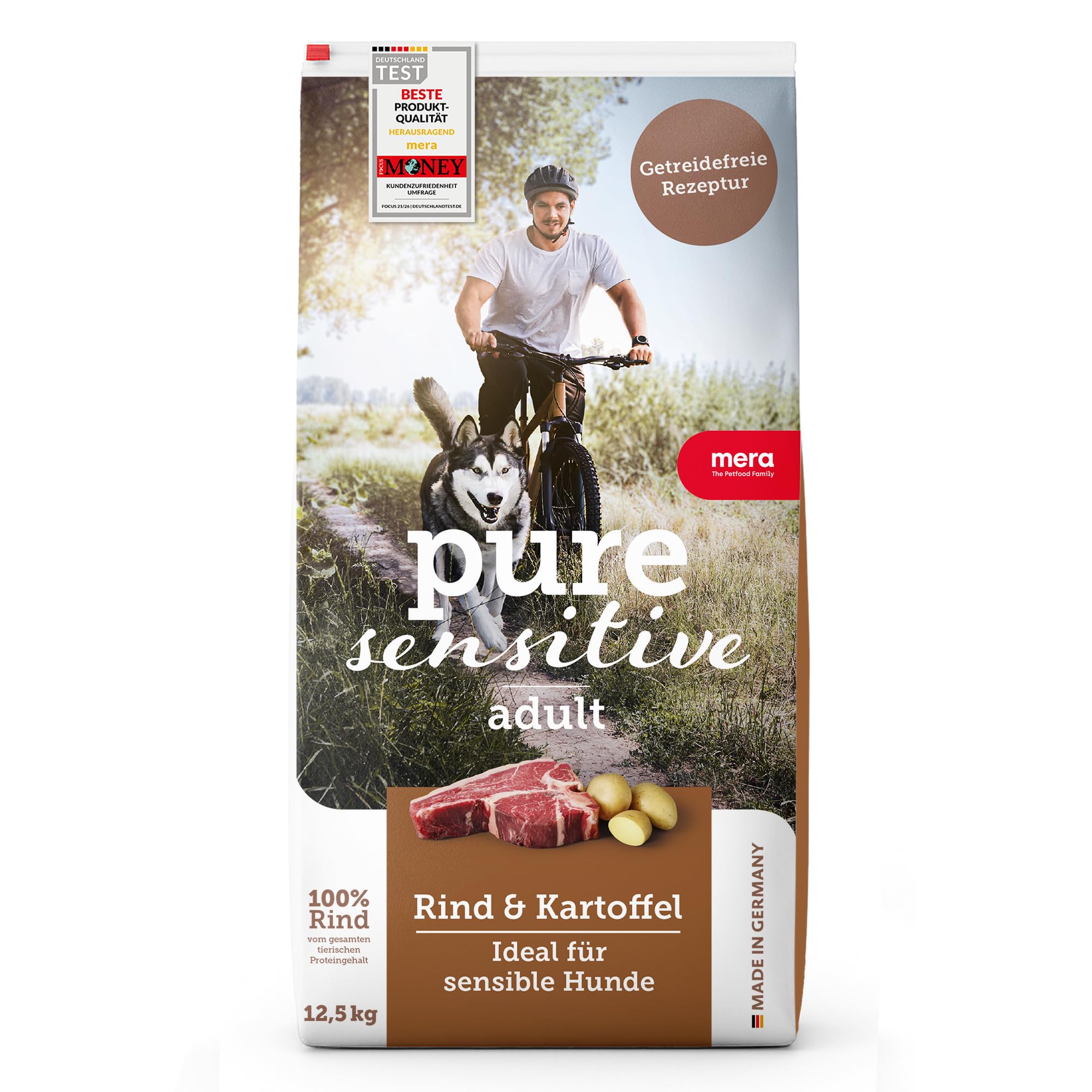 MERA Pure Sensitive Rind & Kartoffel 12,5kg getreidefreies Hundefutter