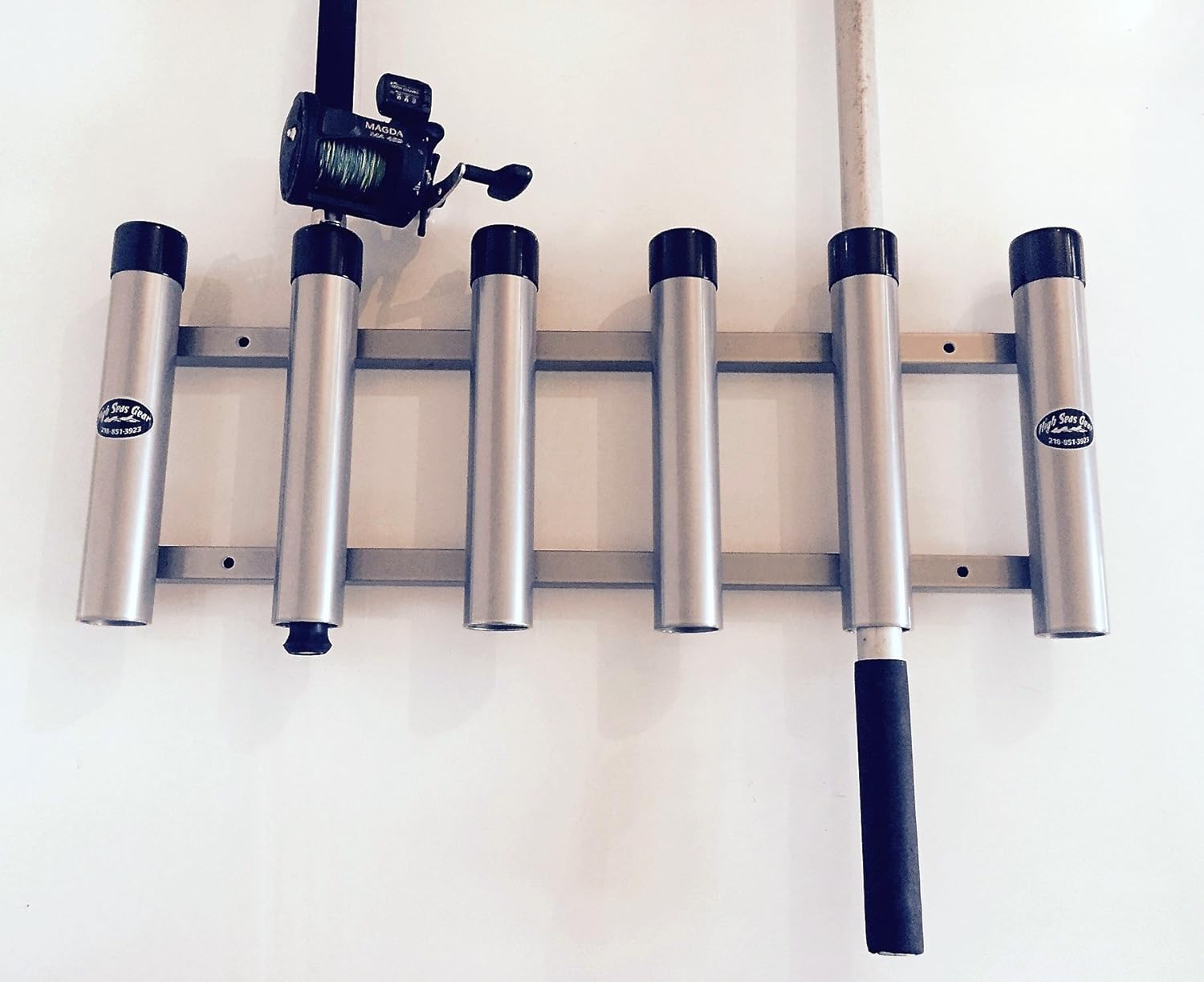 High Seas Gear Rod Storage Holder 6 with Protective end