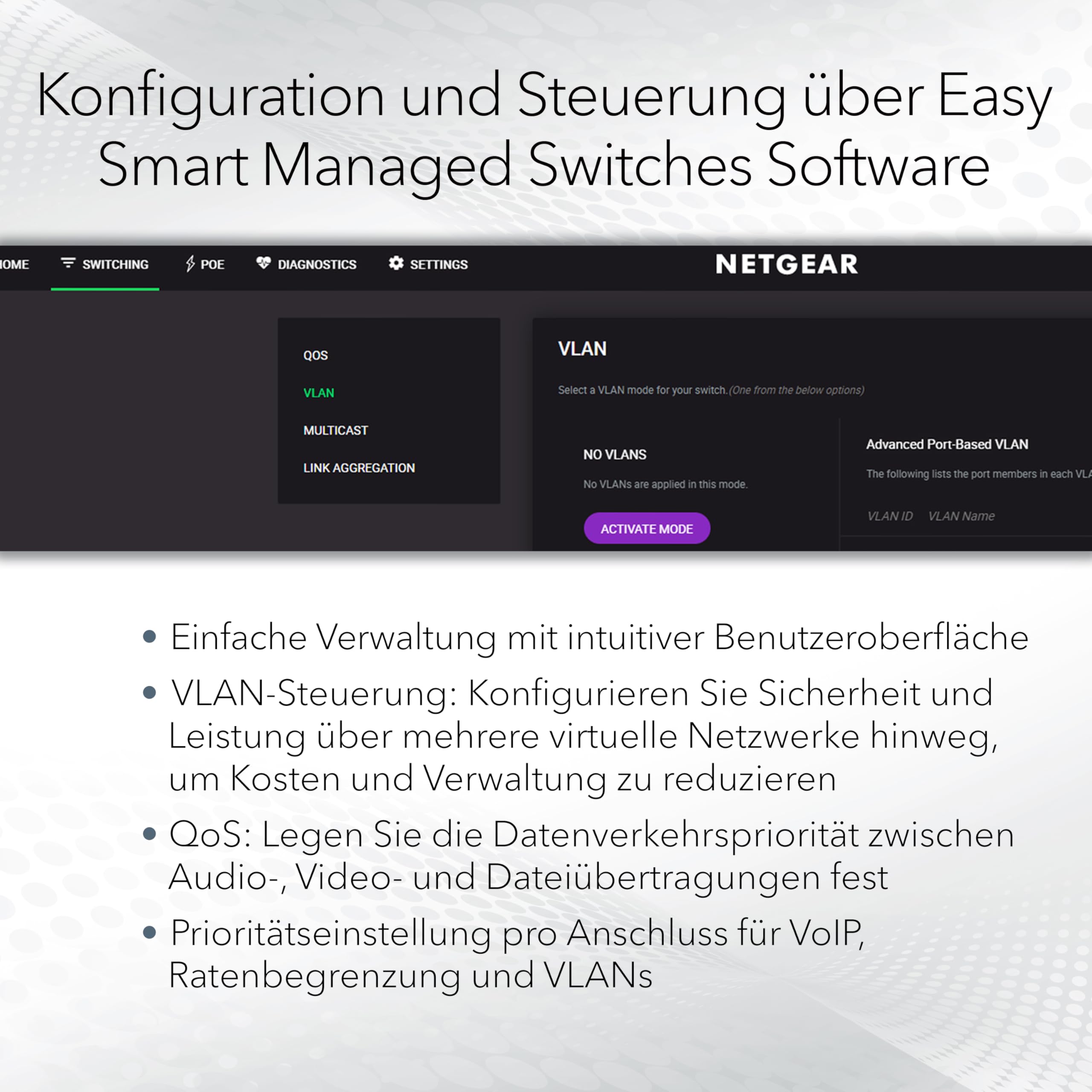 NETGEAR 5-Port Multi-Gigabit Ethernet Plus Switch (MS305E) – Managed, mit 5 x 1G/2,5G, Desktop- oder Wandbefestigung und eingeschränktem Schutz über 5 Jahre