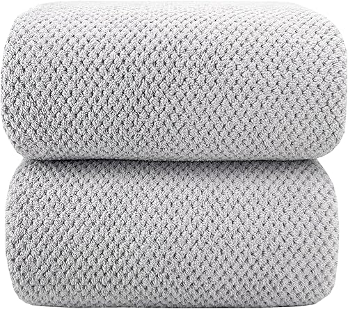 Miniatura 37 de YTYC Toallas, toallas de baño de gran tamaño de 39 x 78 pulgadas para adultos, toallas de baño de lujo, juegos extra grandes para baño, microfibra