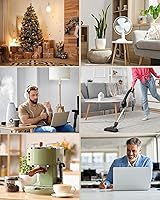 Vista 6 de DEWNEWILS Enchufe de Control Remoto con Temporizador, Enchufe Temporizador Remoto para Interiores, Rango de Control Inalámbrico de 100 Pies