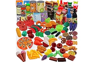 Pretend Food Adventure: Unleash Culinary Imaginations With 170 BPA-Free Play Canned Foods