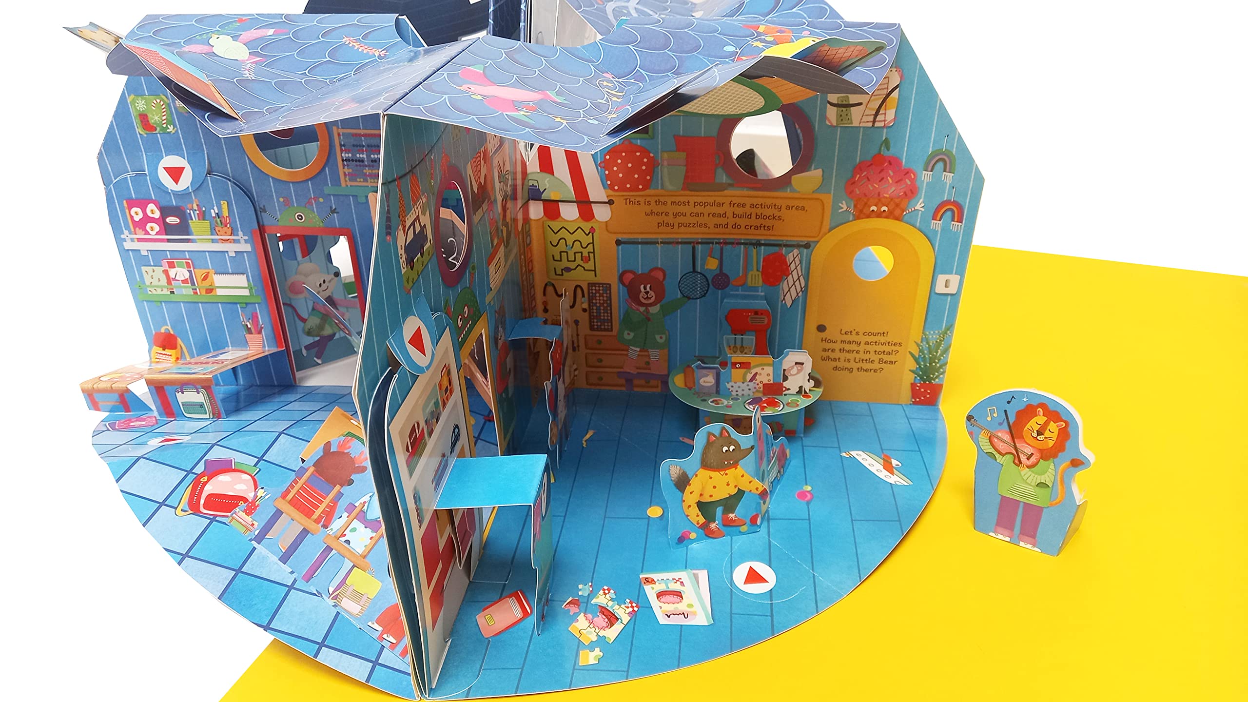 La meva escola: Espectacular llibre desplegable en 3D i 360º: 1 (Cartoné carrousel)