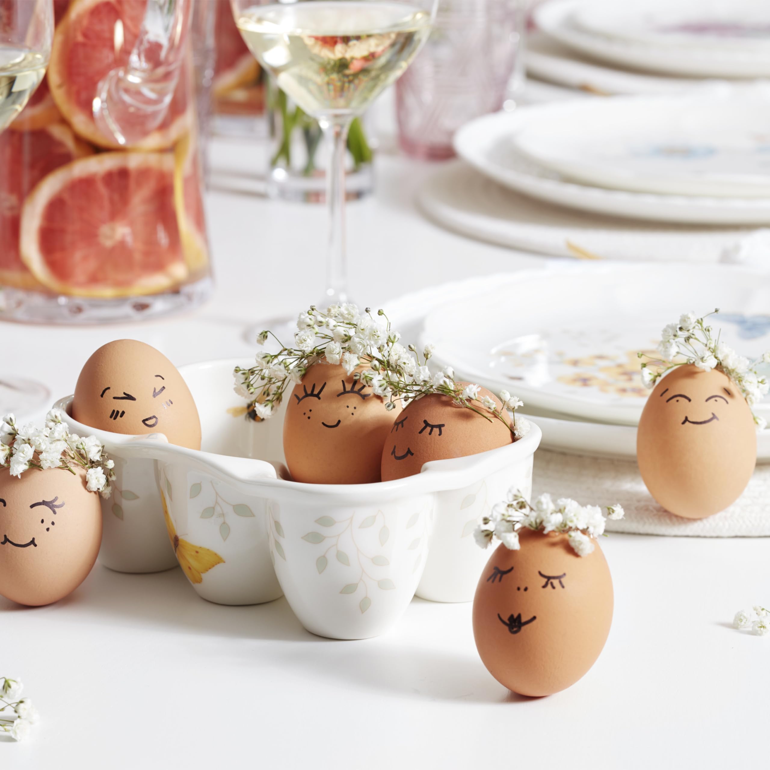 Amazon.com | Lenox 890447 Butterfly Meadow Egg Tray: Deviled Egg