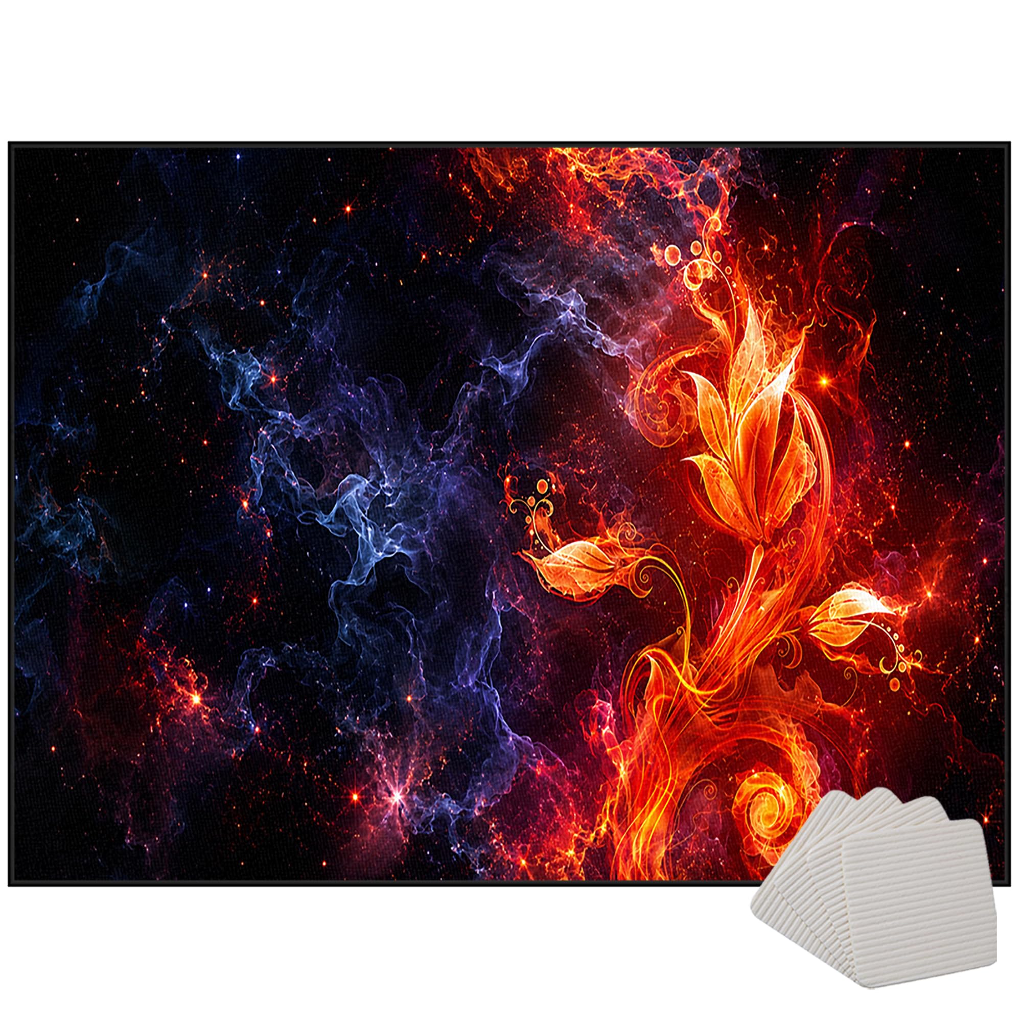 Tapis de Tambour Insonorisé, Tapis Batterie Electronique, Tapis antidérapants, Tapis Insonorisant pour Batterie électrique, Instruments de Musique Tapis de Sol, Accessoires de Batterie 180 x 140 cm
