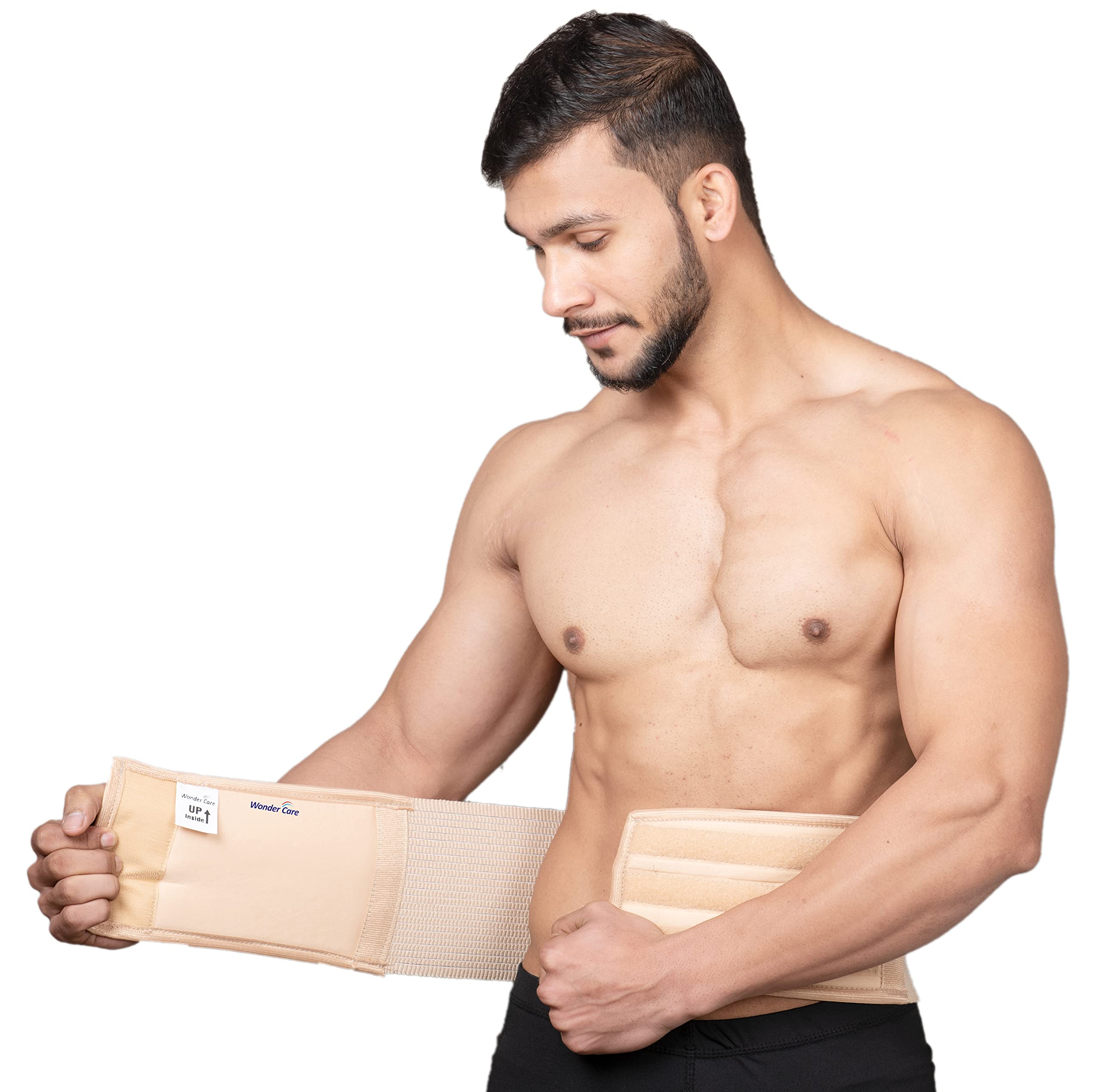 Wonder Care Umbilical Hernia Belt Hernia Support Brace with Removable Compression Pad Navel Hernia Pain Relief for Men & Women (2XL) - Image 3 thumbnail