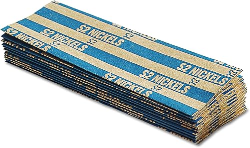 Miniatura 2 de MMF Industries Envoltura plana para monedas - 1000 envoltura(s) -$2 Nickles - Kraft, 1000 por caja (216020008)