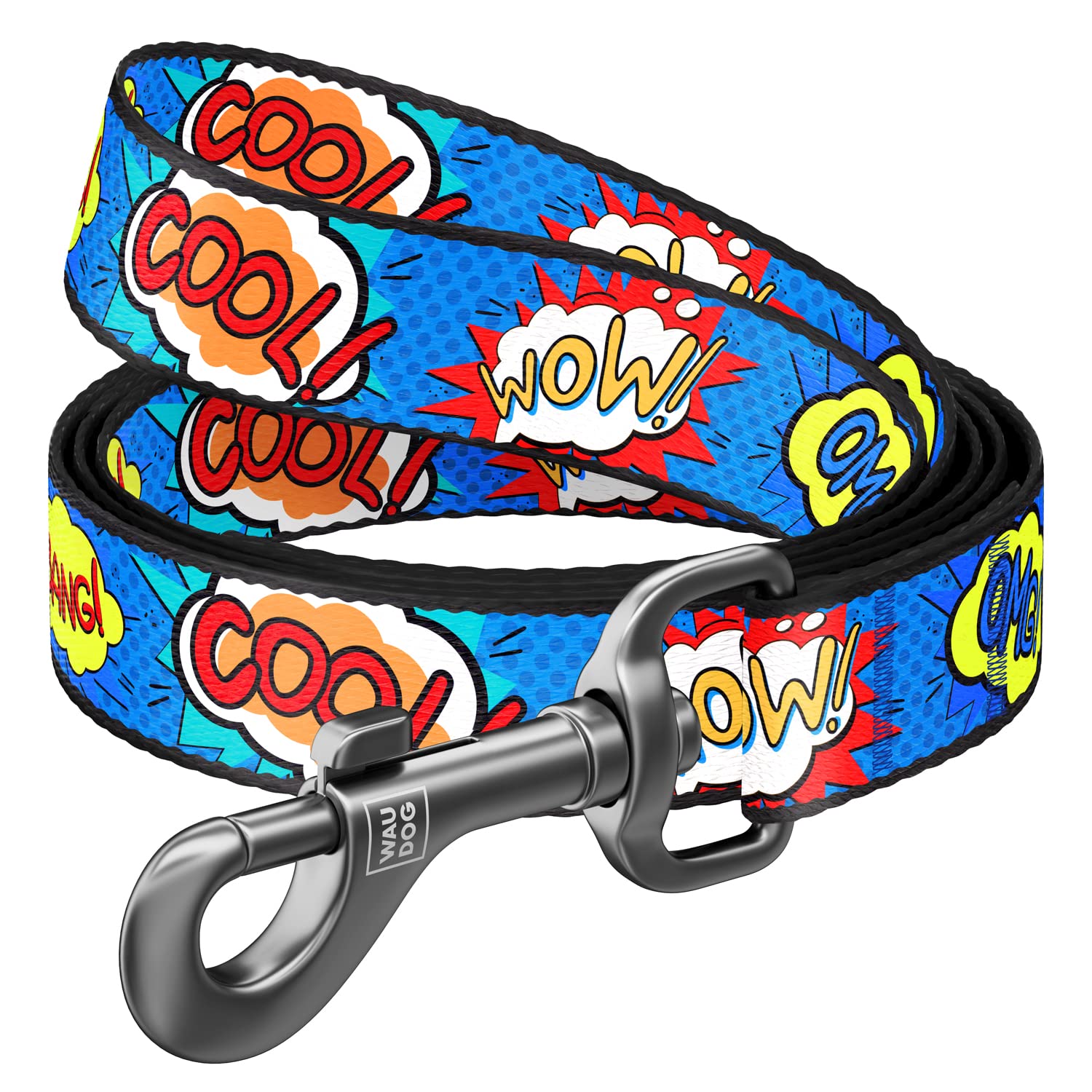 WAUDOG Wow Leash for Dogs - Strong and Durable Dog Leash - Walking & Running Leash for Pet Dogs - Multicolor (20 mm) (B09MKPX82V) Amazon Price History, Amazon Price Tracker