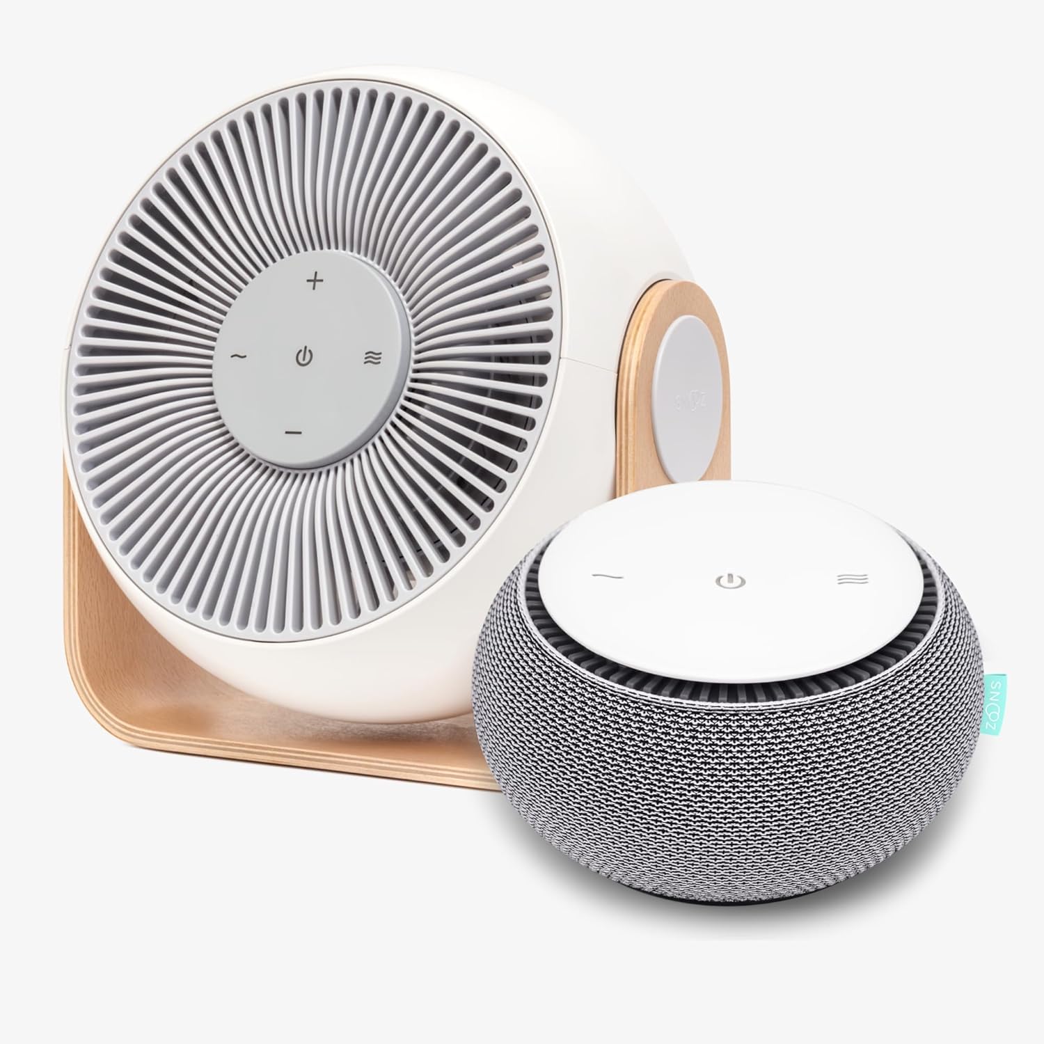 SNOOZ White Noise Sound Machine and SNOOZ Breez 2in1 Fan