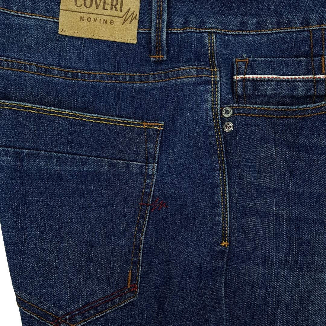 Coveri Jeans da Uomo Elasticizzati Slim Sportivi Denim 46 48 50 52 54 56 58